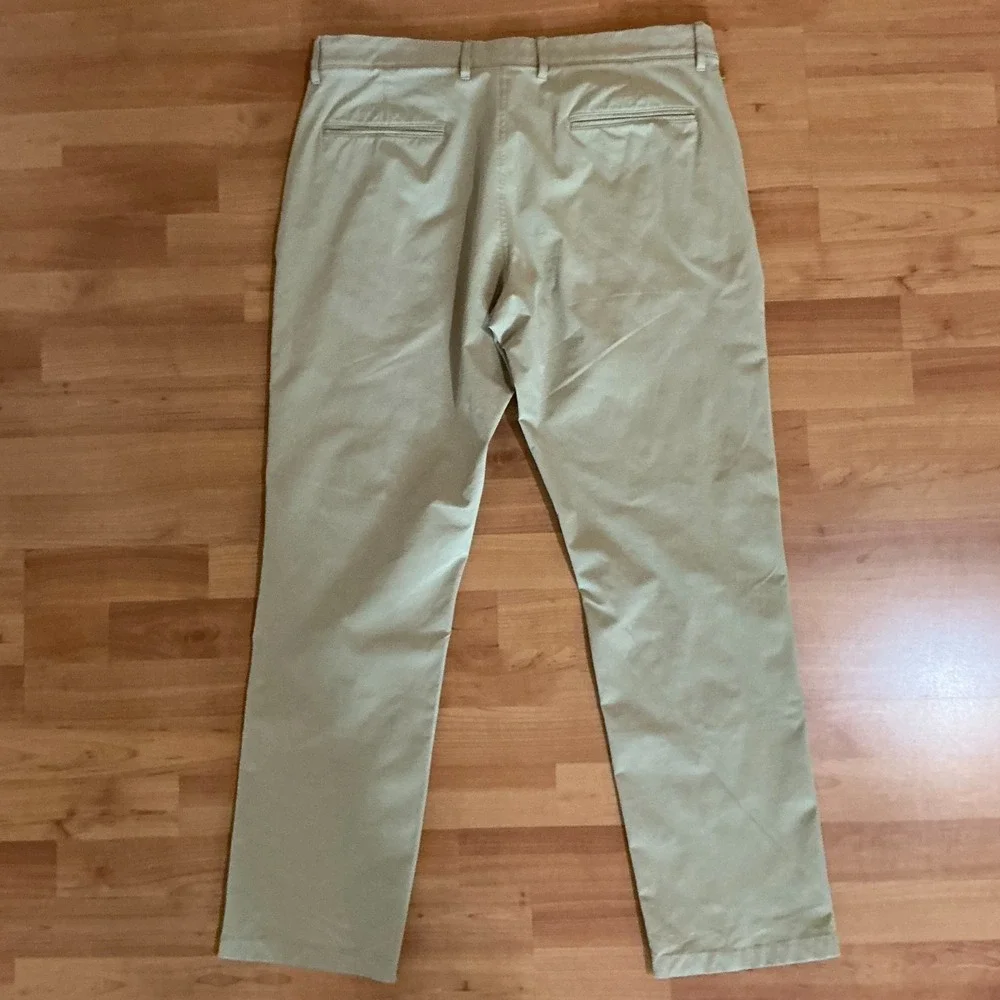 J.Crew 770 Straight Chino Pants 36x29 Khaki Stretch Re-Imagined BAW003 Slim